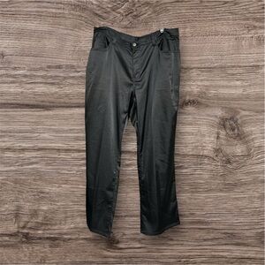 Venezia Black Satin Pants